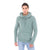 Stone Washed Green Cotton Men's Hoodie