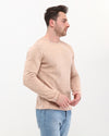 Plain Stone Washed Cotton Men's Long Sleeve T-shirt