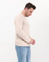 Plain Stone Washed Cotton Men's Long Sleeve T-shirt