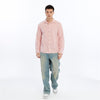 Stone WashedPlain Long Sleeve Men's Shirt