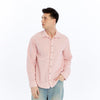 Stone WashedPlain Long Sleeve Men's Shirt