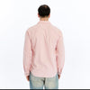 Stone WashedPlain Long Sleeve Men's Shirt