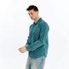 Stone WashedPlain Long Sleeve Men's Shirt