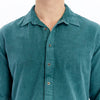 Stone WashedPlain Long Sleeve Men's Shirt