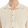 Stone WashedPlain Long Sleeve Men's Shirt
