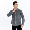 Stone WashedPlain Long Sleeve Men's Shirt