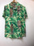 Leaf Leopard Printed Men's Short Sleeve Casual  Shirt