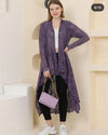 New WaterfallDetail LongWomen Cardigan