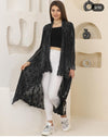New WaterfallDetail LongWomen Cardigan