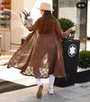 Waterfall Fringe Long Cardigan