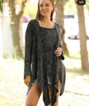 Asymmetric Cut Detail Woman Knitwear