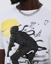 Mummy On BikePrinted Cotton T-shirt