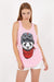 Pink Panda Pilot Animal Printed Cotton Women Vest Tank Top S-Ponder