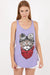 Lilac Google Cat Animal Cotton Women Vest Tank Top S-ponder