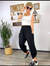 Adjustable Waist Tapered cut Women Cotton Trousers