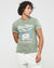 RIDE THE 1987 SUMMER SURFING WAVES PRINT WASHED REGULAR T-SHIRT