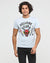 Stranger Things Hell Fire Club Print Cotton T-Shirt