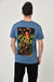 Skeleton Dance in Sunflower Print Regular T-Shirt