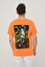 Skeleton Dance in Sunflower Print Regular T-Shirt