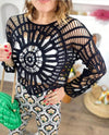 CROCHET LACE CROP TOP