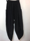 Adjustable Waist Tapered cut Women Cotton Trousers
