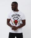 Stranger Things Hell Fire Club Print Cotton T-Shirt