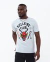 Stranger Things Hell Fire Club Print Cotton T-Shirt