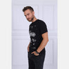 Black Harley Davidson Patent Printed Cotton T-Shirt - S-Ponder Shop