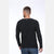 Black Long Sleeve Cotton T-shirt - S-Ponder Shop
