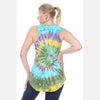 Blue Round Tie Dye Cotton Women Vest - S-Ponder Shop