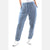 Blue Stone Washed Shinny Stone Cotton Women Jogger Pants Trousers S-Ponder