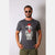Grey Red Hat Camel Animal Printed Cotton T-shirt - S-Ponder Shop