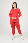 SKIN FIT CUT OUT WASHED COTTON LOUNGE-WEAR