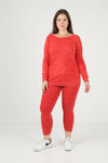 SKIN FIT CUT OUT WASHED COTTON LOUNGE-WEAR