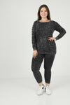 SKIN FIT CUT OUT WASHED COTTON LOUNGE-WEAR