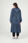 Hooded Knitted Long Women Cardigan