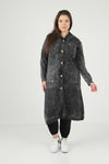 Hooded Knitted Long Women Cardigan