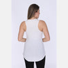 White Beardy Dog Animal Printed Cotton Women Vest - S-Ponder Shop