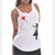 White Girl with Fly Balloon (Banksy) Cotton Vest